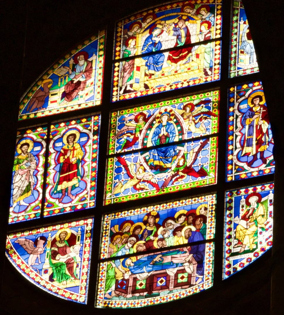 cathedral stained glass window